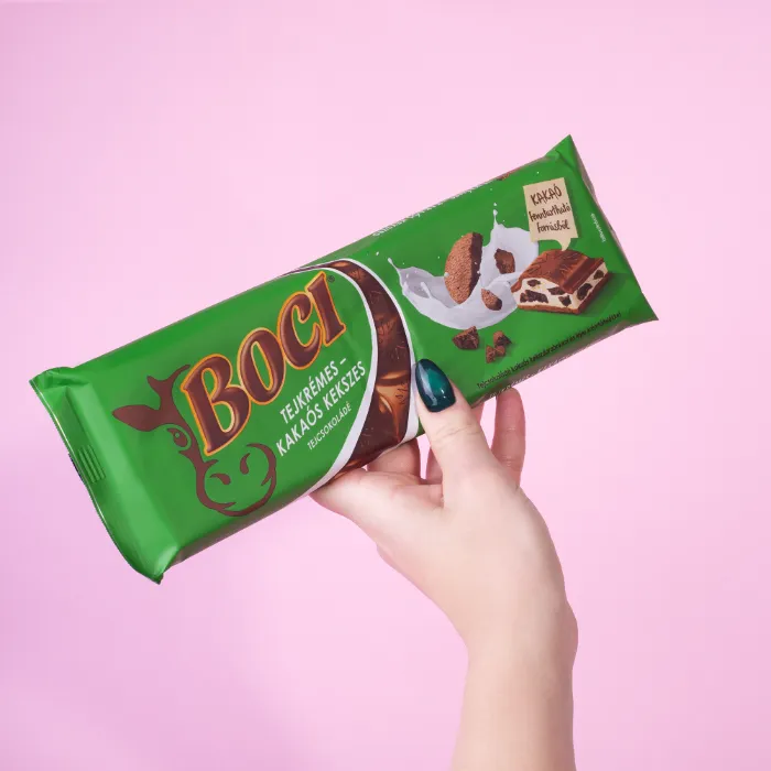 Tejkrémes kakaós kekszes