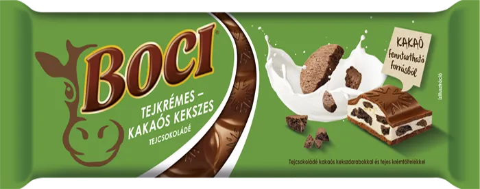 Tejkrémes kakaós kekszes